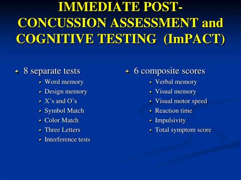 cbsd impact and concusion testing|impact tests for concussion management.